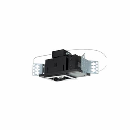 Jesco 1 - Light Double Gimbal Recessed Line Voltage Fixture. MGP20-1WB